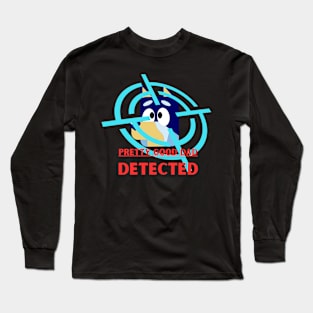 Bluey-Pretty Good Dad Detected Fanart Long Sleeve T-Shirt